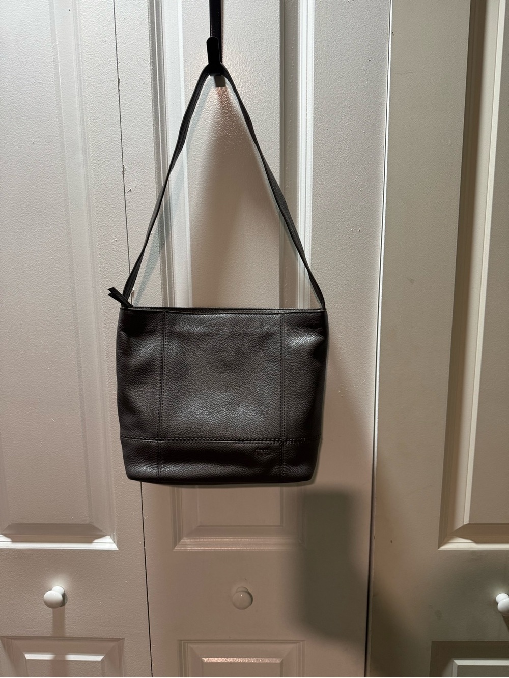 The Sak Black Leather Shoulder Bag
